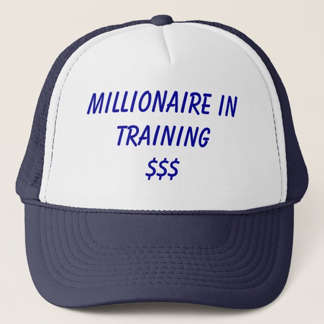 Boné Milionário no Treinamento$$$$ (Frente)