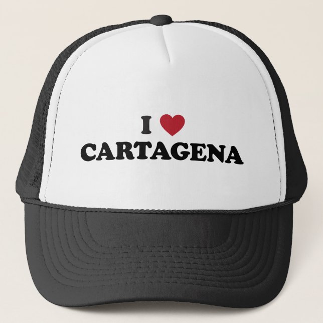 Boné Mim coração Cartagena Colômbia (Frente)