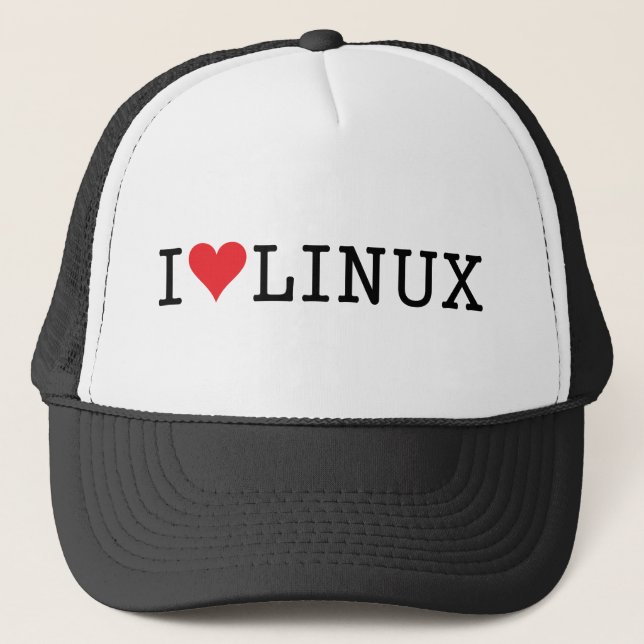 Boné Mim coração Linux 2 (Frente)