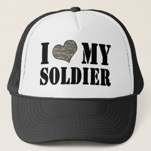 Boné Mim coração meu chapéu do soldado