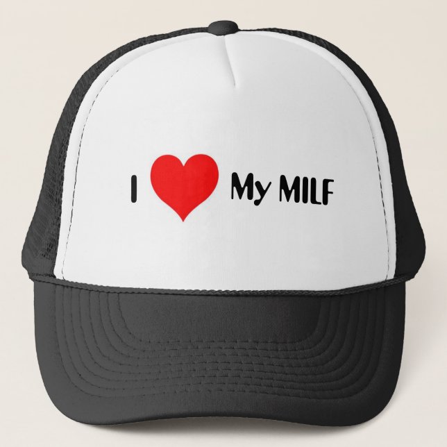 Boné Mim coração meu MILF (Frente)