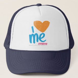 Boné Mim coração mim laranja/Aqua