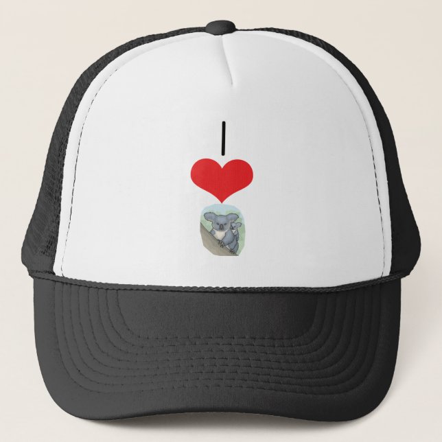 Boné Mim Koalas do coração (amor) (Frente)