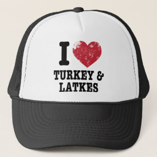 Boné Mim Latkes dos perus do coração