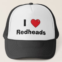 Mim Redheads do coração -- Chapéu da malha