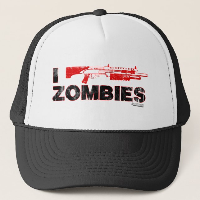 Boné Mim zombis da espingarda - mutante Zomb do matar (Frente)