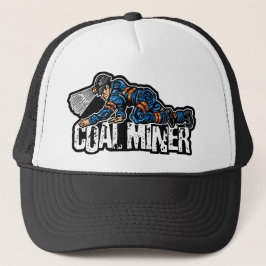BONÉ MINERADOR DE CARVÃO RASTEJANTE