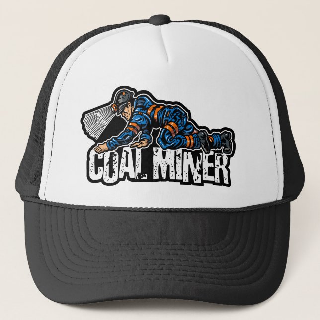 BONÉ MINERADOR DE CARVÃO RASTEJANTE (Frente)
