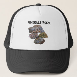 Boné Minerais Rock Collectors Engraçado Hat