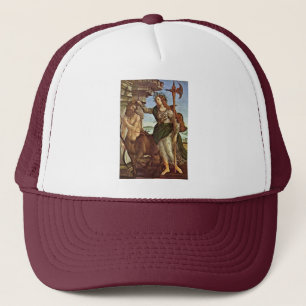 Boné Minerva e o centauro por Botticelli Sandro
