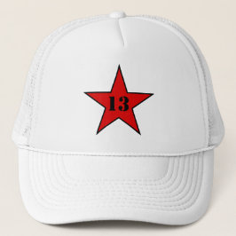 Boné Minha Estrela Numérica Sortuda - Número 13 - v2 (v