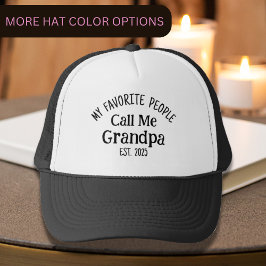 Boné Minhas Pessoas Favoritas Me Chamam De Vovô Est. An