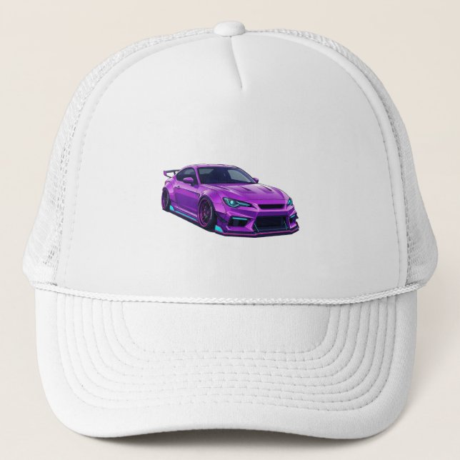 Boné Minimalist JDM Sports Car Icon Embroidered Style  (Frente)