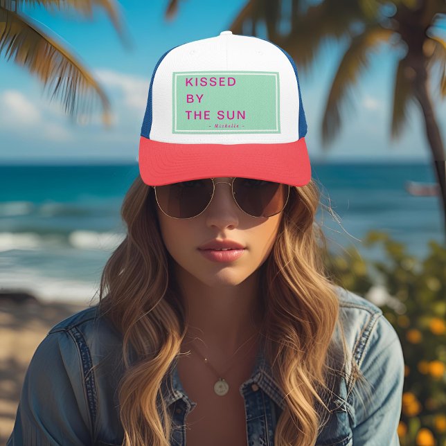 Boné Minimalista Personalizado Beijado pelo Sol (Criador carregado)