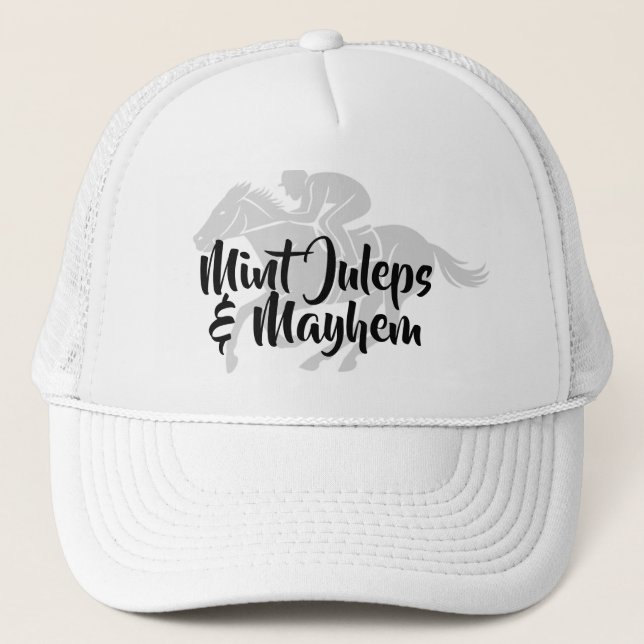 Boné Mint Juleps & Mayhem Trucker Hat (Frente)