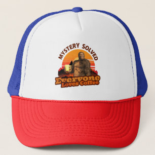Boné Mistério Resolvido Todos Amam Café Bigfoot Engraça
