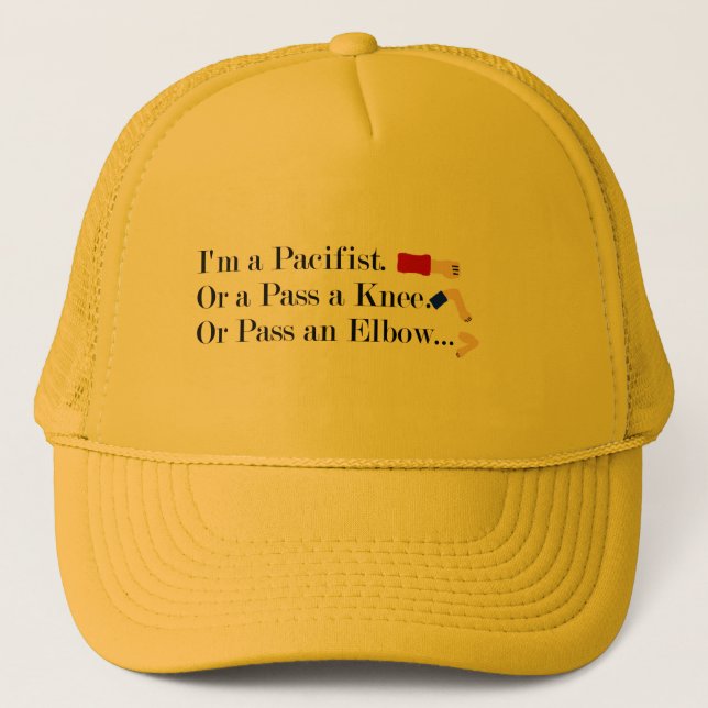 Boné MMA Pacifist Humor Design (Frente)