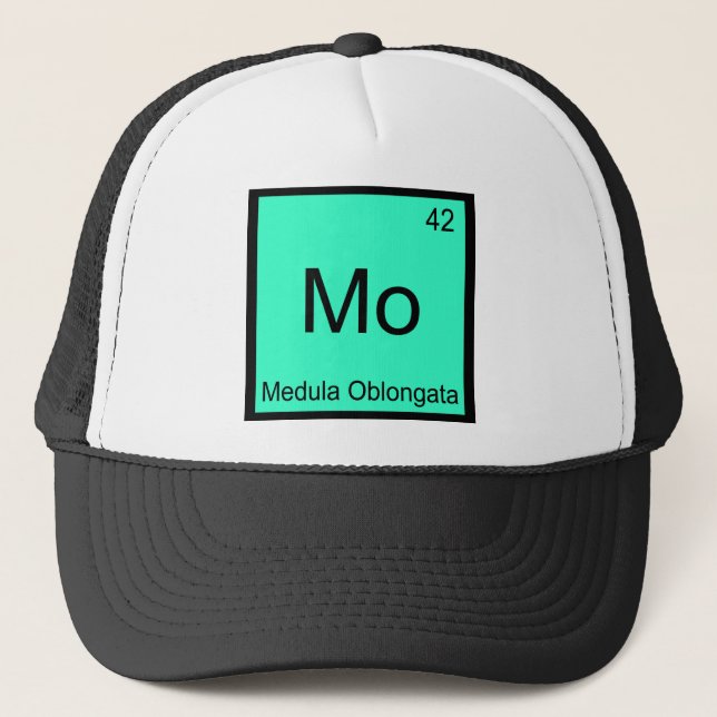 Boné Mo - Medula Oblongata Camiseta Divertida de Químic (Frente)