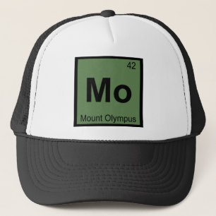 Boné Mo - Monte Olimpo Símbolo da Tabela Periódica de Q