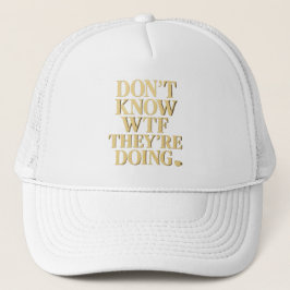 Boné Mob Wife Energy: “Don’t Know WTF” Design