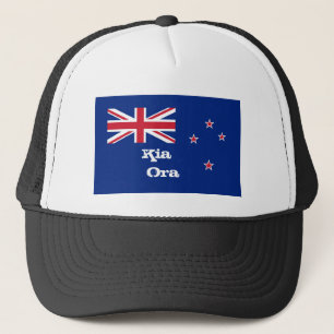 Boné Moda Kia Ora & Nova Zelândia Flag / Nova Zelândi