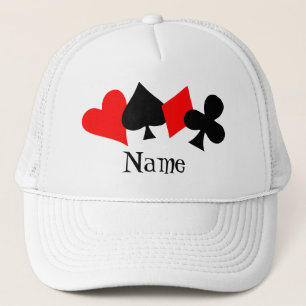 Boné Modelo do Poker Hat