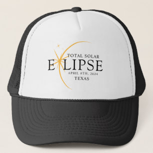 Boné Modern Black & Dourado 2024 Texas Total Eclipse So