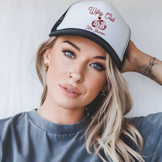 Boné Modern Wifey Club Mrs Tote Bag, Honeymoon Wifey  (Criador carregado)