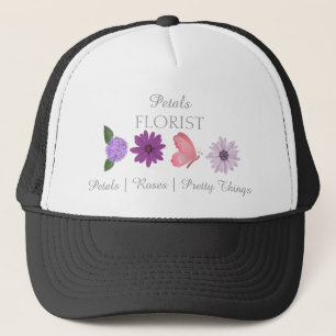 Boné Moderna Marca de Florista Boutique
