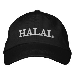 Boné Moderno Engraçado Halal Arabic Dizendo