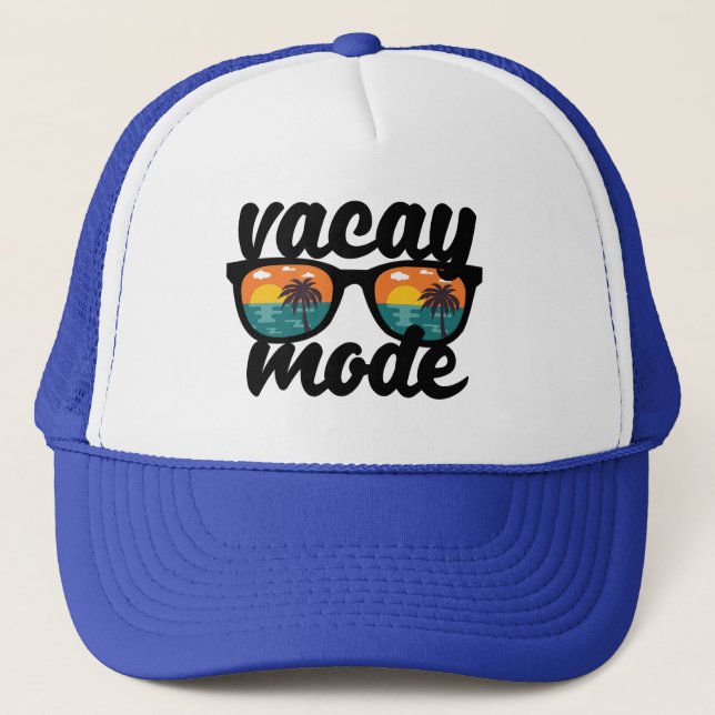 Boné Modo de Férias de Verão Design (Frente)