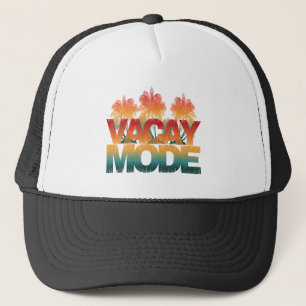 Boné modo de férias T-Shirt Trucker Hat