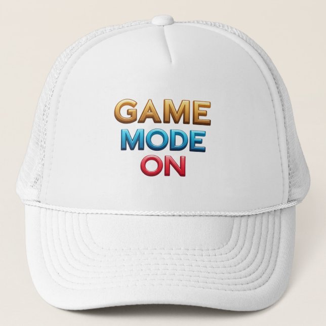 Boné Modo de jogo ativado (Frente)