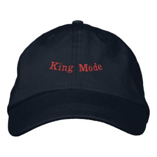 Boné Modo Rei-Gorro Azul-Marinho Ajustável Atitude Real