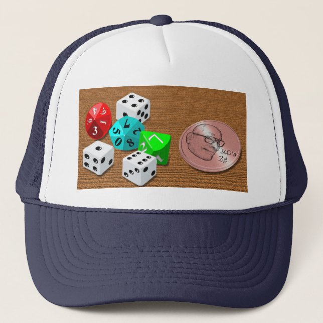 Boné Moedas e Dice Trucker Hat (Frente)