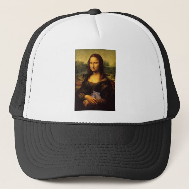 Boné Mona Lisa Com Hamster (Frente)