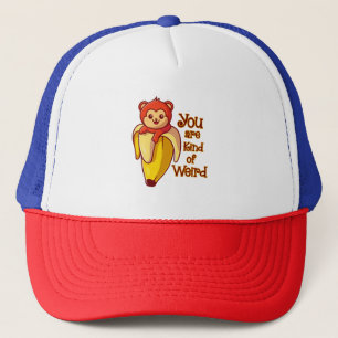 Boné Monkey Banana Engraçado Você É Estranho