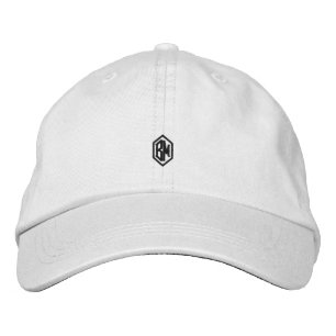 Boné Monograma Branco Masculino 