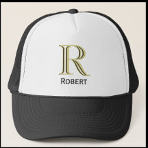 Monograma em três camadas personalizado com nome p