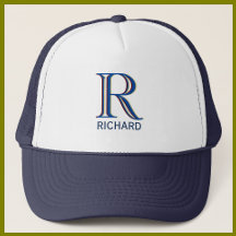 Monograma em três camadas personalizado com nome p