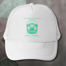 Boné Monograma Hat de Reunião Familiar | Grupo de Cruze