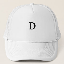 Boné Monograma Personalizado D Logotipo Averia Serif Fo