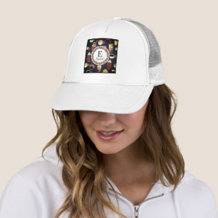 Boné Monograma Venti Café Fall Dark Roxo