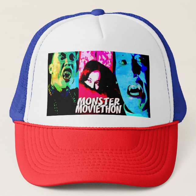 Boné Monster Moviethon Vampire Triptych Revertido (Frente)