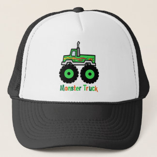 Boné Monster truck verde
