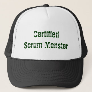 Boné Monstro certificado do scrum