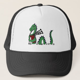 Boné Monstro engraçado de Loch Ness que joga Bagpipes
