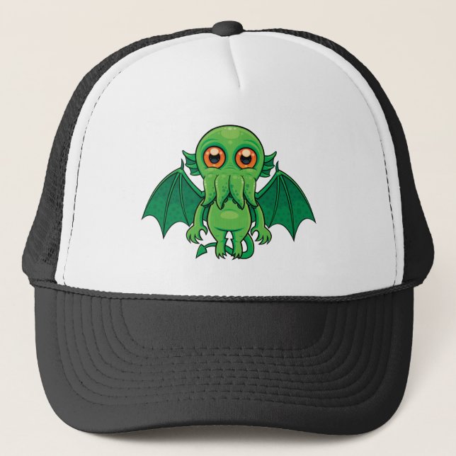 Boné Monstro Verde Cthulhu (Frente)