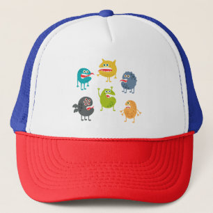 Boné Monstros engraçados fofos
