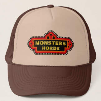 Boné Monstros Horde Retro Pizza Colocar Trucker Hat